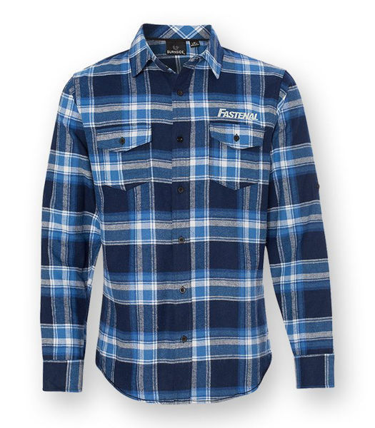 Picture of B8210 - Yarn-Dyed Long Sleeve Flannel Shirt