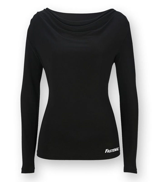 Picture of 5460 - Ladies' Cowl Neck Long Sleeve Shirt