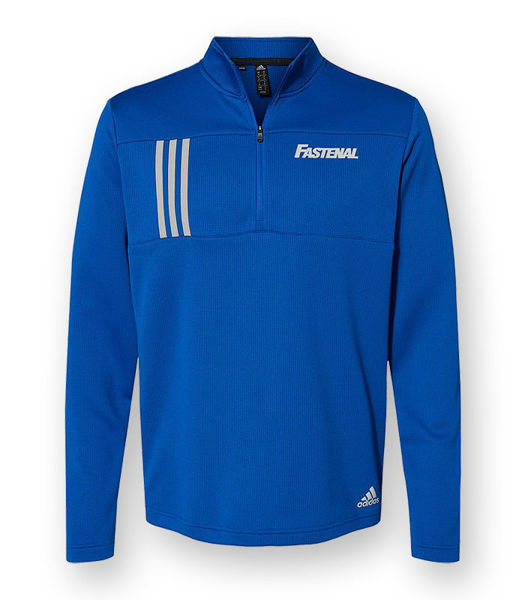Picture of A482 - Adidas 3 Stripes Double Knit 1/4 Zip