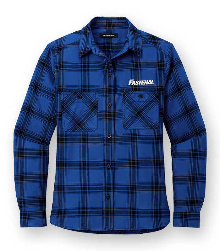 LW669 - Ladies' Plaid Flannel Shirt - Fastenal Gear