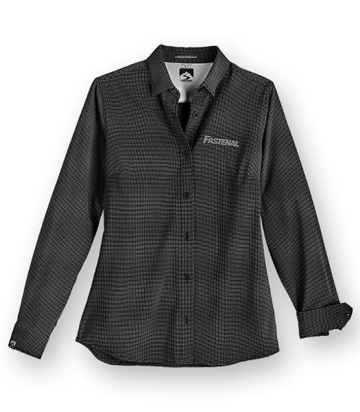 Picture of 2595 - Ladies' Influencer Woven Shirt - Windowpane