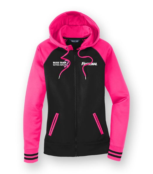 Picture of LST236 - BCRF Ladies Varsity Fleece Full-Zip