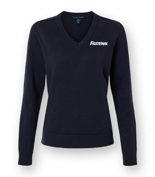 Picture of DG445W - Ladies V-Neck Sweater