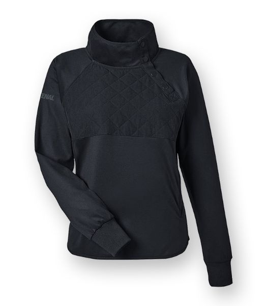 Picture of SWE400L - Ladies Swannies Snap Neck Pullover